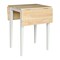 International Concepts Rectangle Small Dropleaf Table, White / Natural, 20.6 W, 36 L, 29 in H, Wood, White/Natural T02-2236D - alternate 7